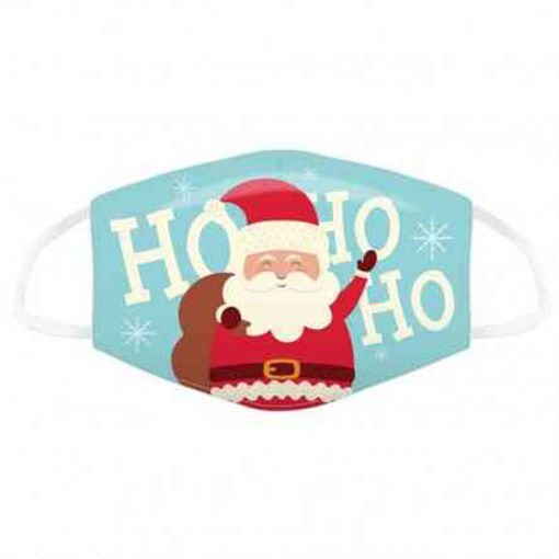 Picture of REUSABLE MASK LARGE XMAS SANTA HOHOHO